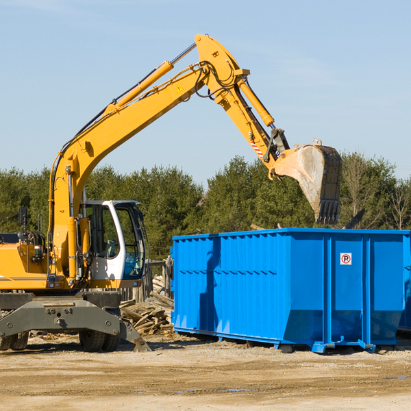 can i rent a residential dumpster for a construction project in Twin Lakes Virginia